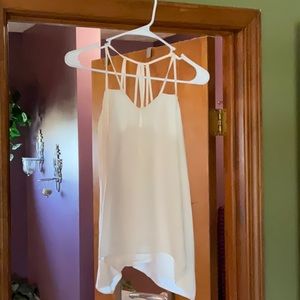 Maurices ivory sleeveless top
